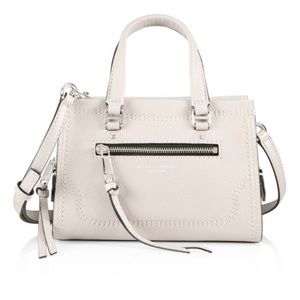 Marc Jacobs grained leather crossbody satchel Cotton